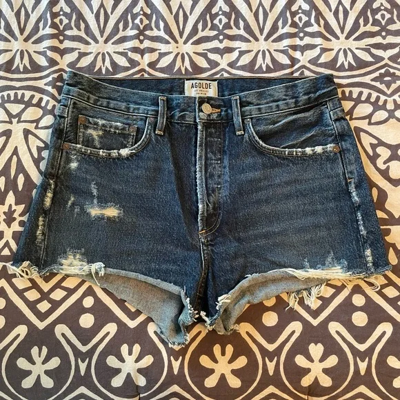 Agolde Denim Shorts - Picture 5 of 11